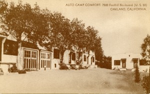 Auto Camp Comfort, 7500 Foothill Boulevard (U. S. 50), Oakland, California                         